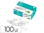 CLIPS LIDERPAPEL N. 3 LABIADOS 43MM 100 UND.