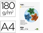 CARTULINA LIDERPAPEL A4 180G/M2 ORO PAQUETE DE 100 HOJAS