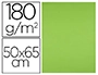 CARTULINA LIDERPAPEL 50X65 CM 180G/M2 VERDE HIERBA