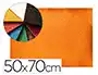 GOMA EVA CON PURPURINA BIODEGRADABLE LIDERPAPEL 50X70CM 60G/M2 ESPESOR 2 MM NARANJA
