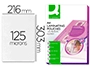 BOLSA DE PLASTIFICAR Q-CONNECT 303 X 216 MM 125 MC DIN A4 A CAJA DE 100 UNIDADES