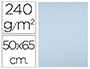 CARTULINA LIDERPAPEL 50X65 CM 240G/M2 AZUL PAQUETE DE 25 HOJAS