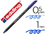 ROTULADOR EDDING PUNTA FIBRA 1200 AZUL N.3 PUNTA REDONDA 0.5 MM