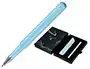 ROLLER Y FUNDA DE SIMILPIEL BELIUS SPACE B COLOR MINIMALISTA AZUL TINTA AZUL CAJA DE DISEÐO