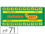 PLASTILINA JOVI 71 VERDE CLARO UNIDAD TAMAÐO MEDIANO
