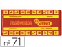 PLASTILINA JOVI 71 MARRON UNIDAD TAMAÐO MEDIANO