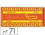 PLASTILINA JOVI 71 NARANJA UNIDAD TAMAÐO MEDIANO