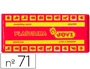 PLASTILINA JOVI 71 RUBI UNIDAD TAMAÐO MEDIANO
