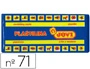 PLASTILINA JOVI 71 AZUL OSCURO UNIDAD TAMAÐO MEDIANO