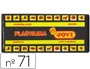 PLASTILINA JOVI 71 NEGRO UNIDAD TAMAÐO MEDIANO