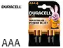PILA DURACELL ALCALINA PLUS AAA BLISTER CON 4 UNIDADES
