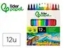 ROTULADOR LIDERPAPEL SLIM CAJA DE 12 UNIDADES COLORES SURTIDOS