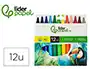 ROTULADOR LIDERPAPEL JUMBO CAJA DE 12 UNIDADES COLORES SURTIDOS