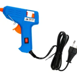 PISTOLA DE SILICONA CALIENTE MINI LIDERPAPEL DE 25 W CON GATILLO DISPENSADOR Y 2 BARRAS DE REPUESTO DE 7 MM